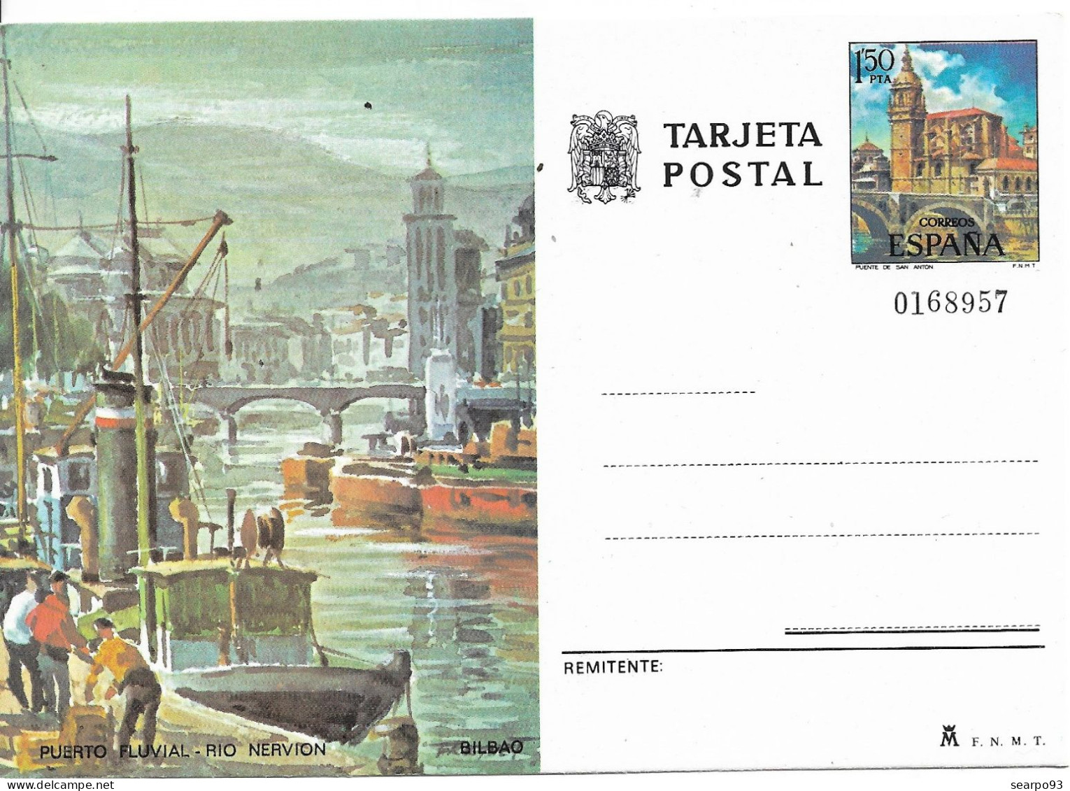 SPAIN. POSTAL STATIONERY. BILBAO - 1931-....