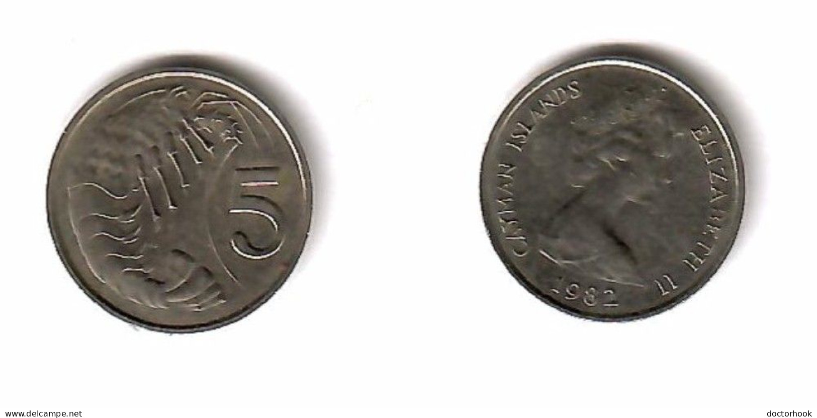 CAYMAN ISLANDS   5 CENTS 1982 (KM # 2) #7587 - Kaaiman Eilanden