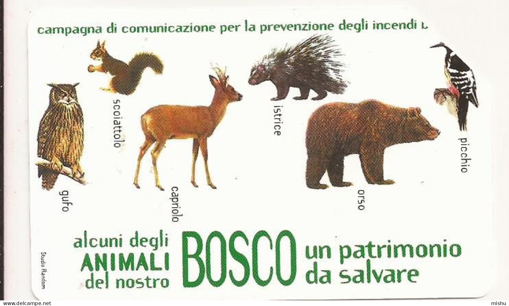 CT1 - Italy Phonecard - Telecom Italia  - 5 Euro -Il Bosco Da Salvare - Sonstige & Ohne Zuordnung