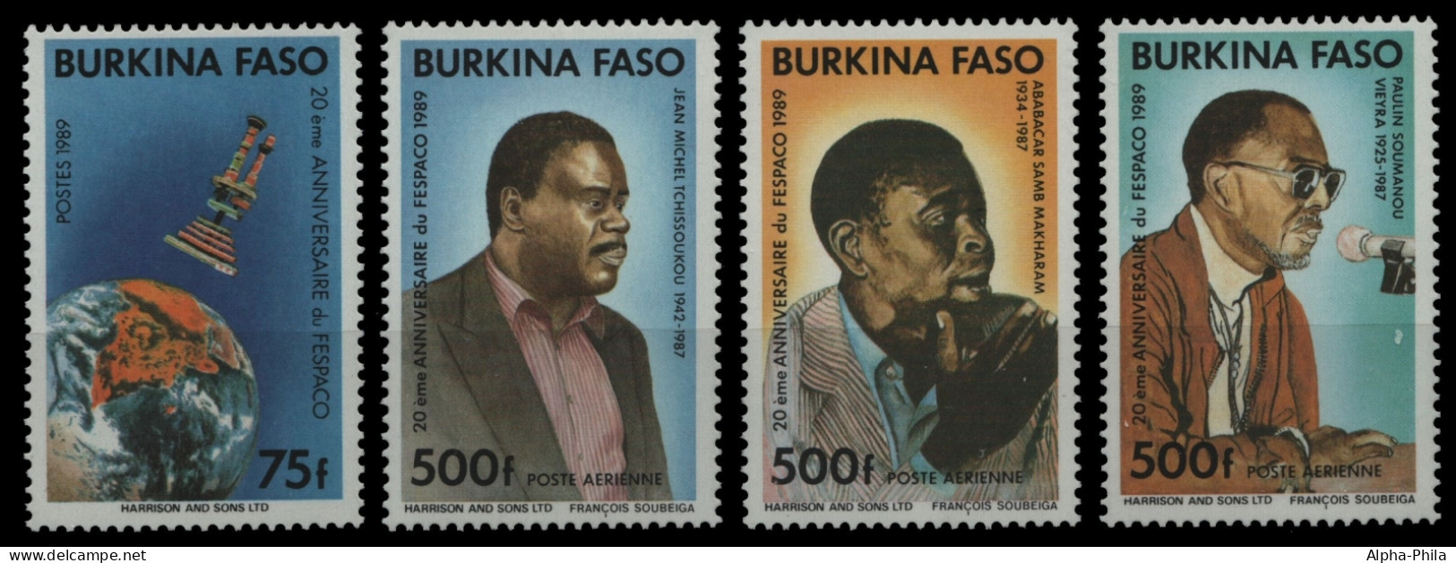 Burkina Faso 1989 - Mi-Nr. 1198-1201 ** - MNH - Filmfestival - Burkina Faso (1984-...)