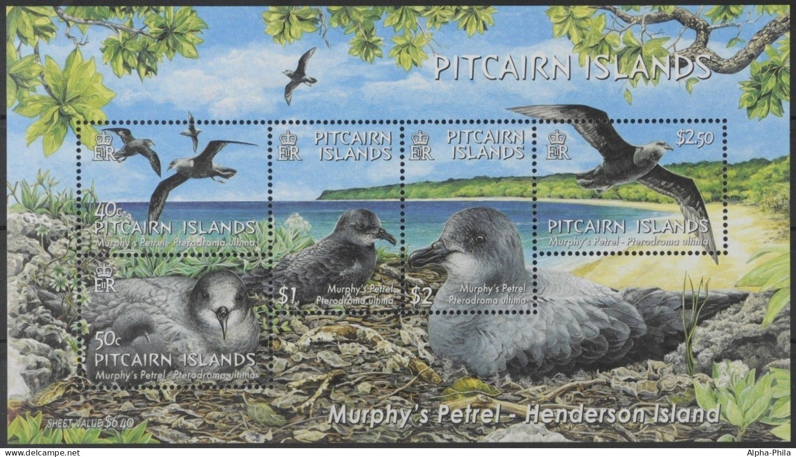 Pitcairn 2004 - Mi-Nr. Block 37 ** - MNH - Vögel / Birds - Pitcairn Islands