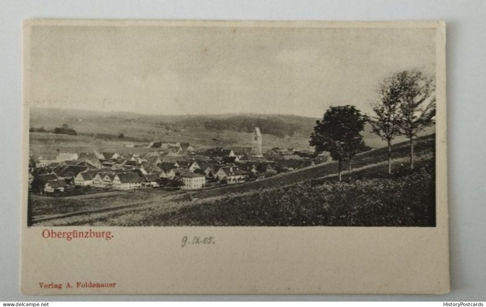 Obergünzburg Im Allgäu, Gesamtansicht, 1905 - Kempten