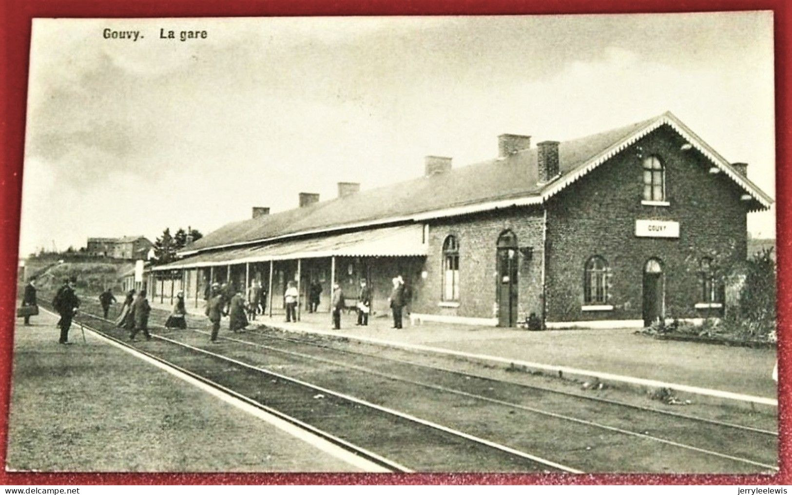 GOUVY -   La Gare   -  1909    - - Gouvy