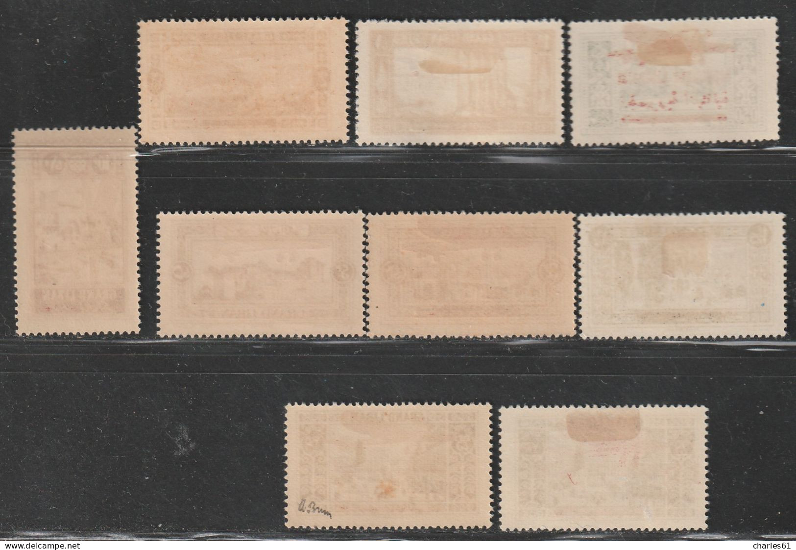 GRAND LIBAN - Poste Aérienne - N°29/37 (sauf N°35A Et 36A) **/* (1928-30) - Airmail