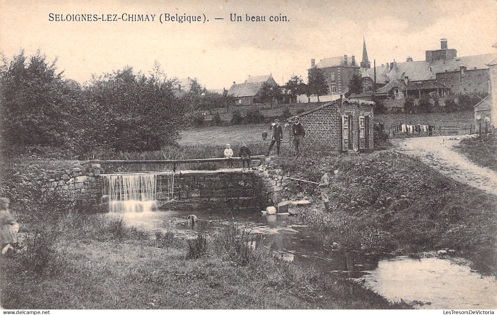 BELGIQUE - Seloignes Lez Chimay - Un Beau Coin - Animé - Carte Postale Ancienne - Other & Unclassified