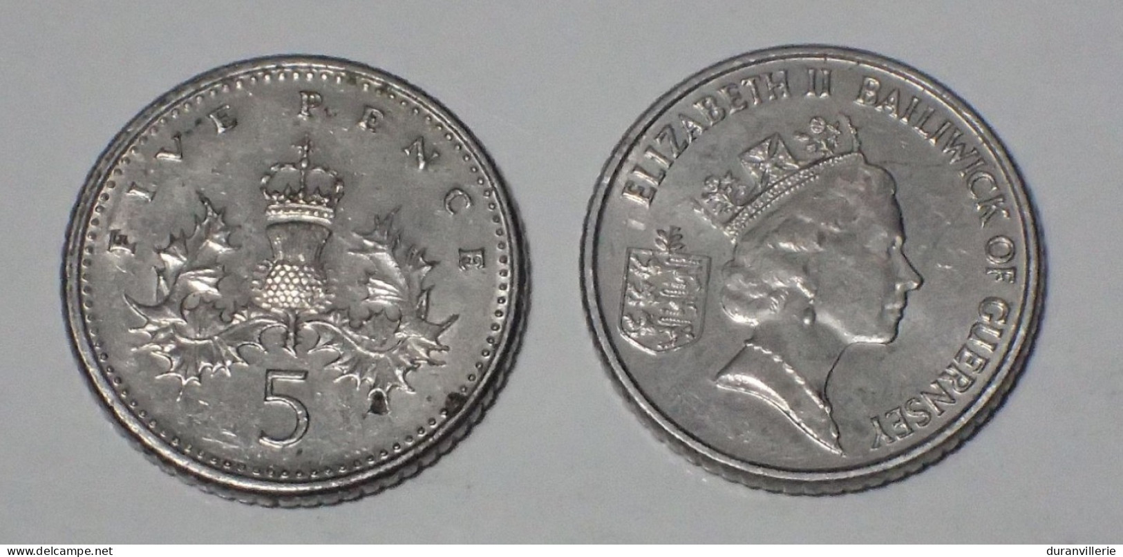 Grande Bretagne Great Britain 5 Pence 1990 KM 937 - 5 Pence & 5 New Pence