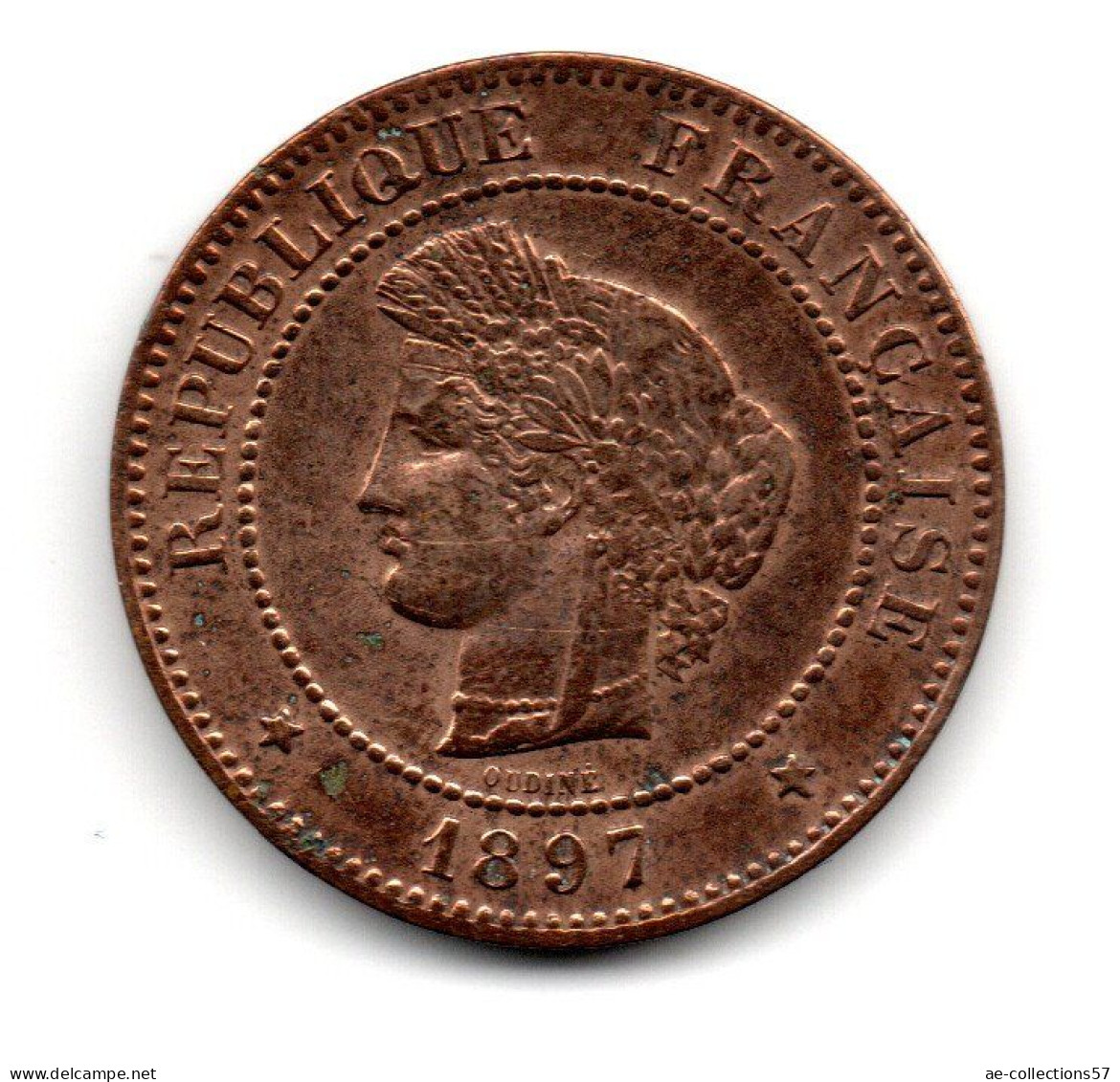 MA 30956  //  France  //  5 Centimes 1897 A Torche   //  état  TB - 5 Centimes