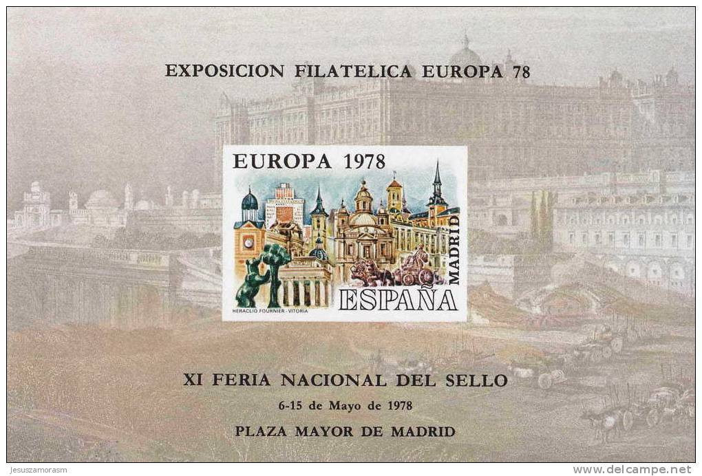 España HR 62 Y 63 - Feuillets Souvenir