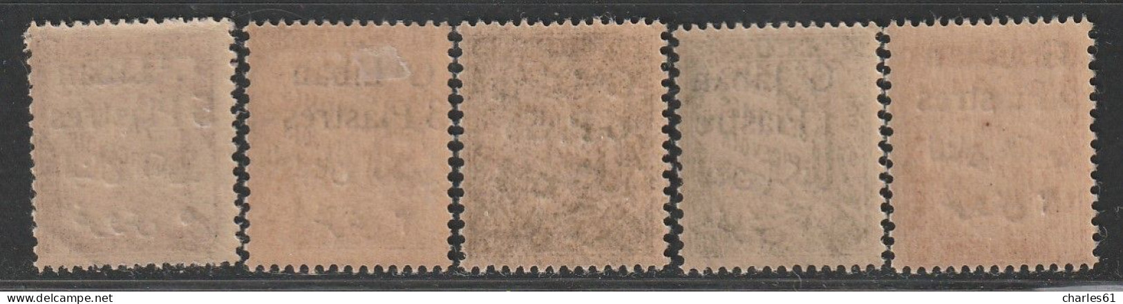 GRAND LIBAN - Timbres-Taxe - N°6/10 **/* (1924) - Postage Due