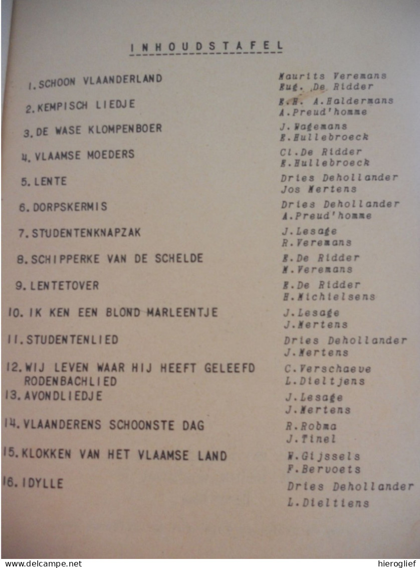 Als Blije Vogels Kwelen ! - Borgerhout Roeland - Uitgave / Schoon Vlaanderen Kempen Studenten Rodenbach Moeders Lente - Otros & Sin Clasificación