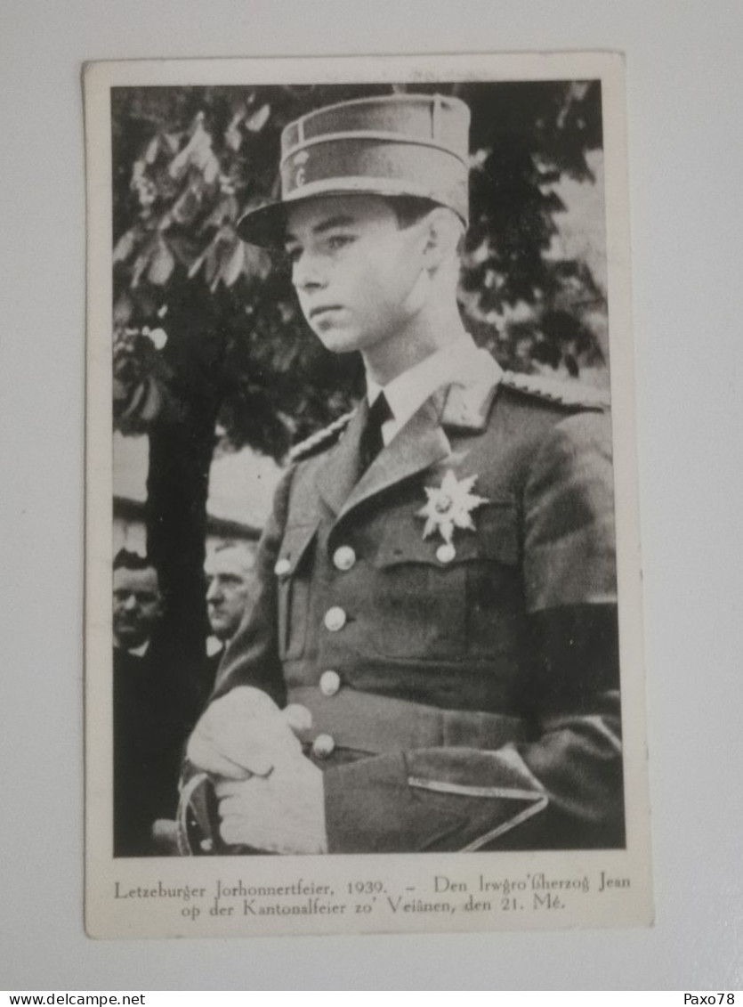 Carte Du Centenaire 1939 Luxemburg - Famille Grand-Ducale