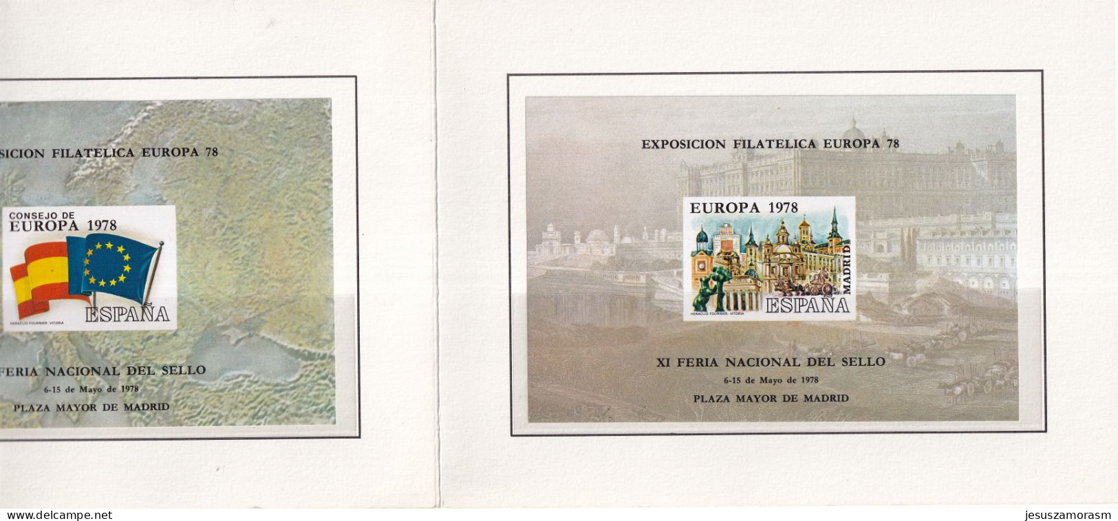 España HR 62 Y 63 En Carpeta - Commemorative Panes