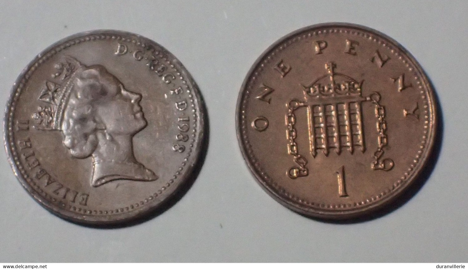 Grande Bretagne Great Britain 1 One Penny 1988 KM 935 - 1 Penny & 1 New Penny