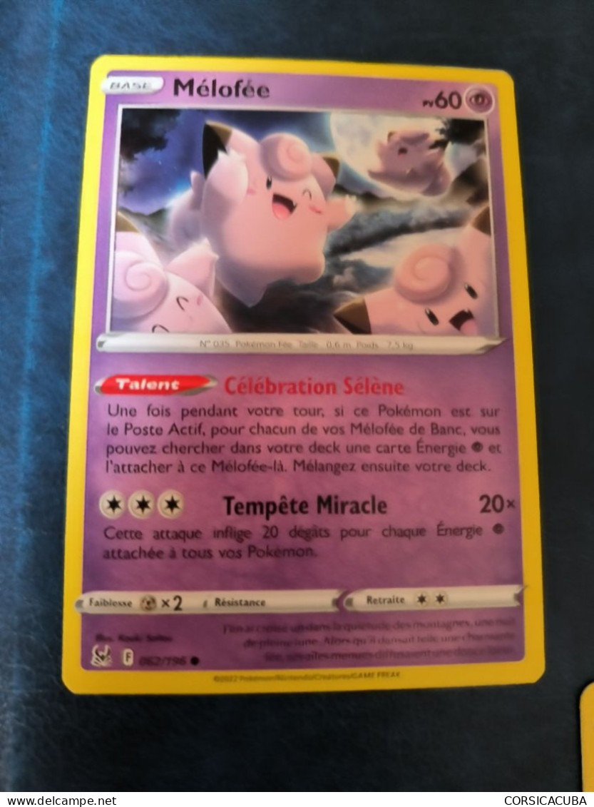 CARTES  POKEMON  2022   MELOFEE   //  PARFAIT  ETAT  //  1er  CHOIX  // - Spada E Scudo