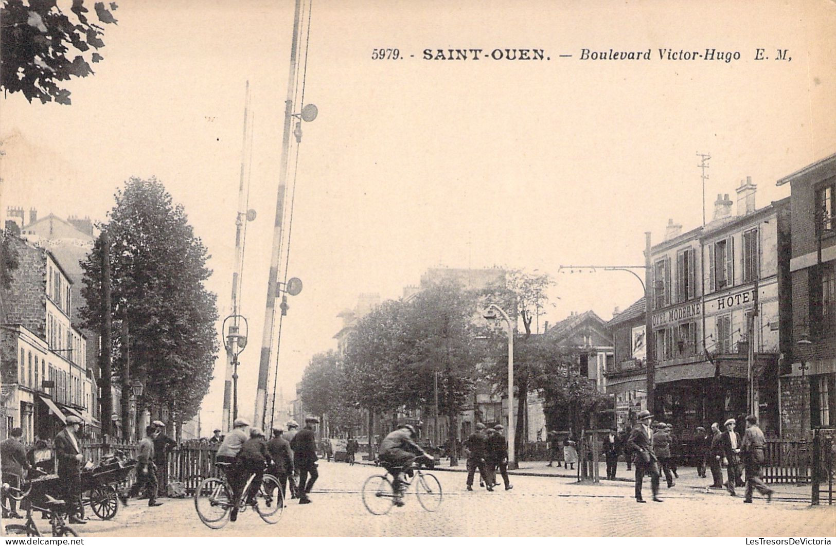 FRANCE - Saint Ouen - Boulevard Victor Hugo - Carte Postale Ancienne - Saint Ouen