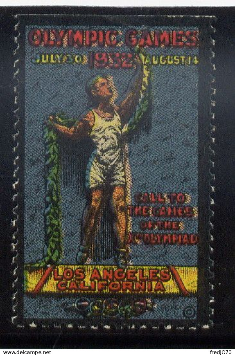 USA Vignette Athlète JO 32 ** - Ete 1932: Los Angeles