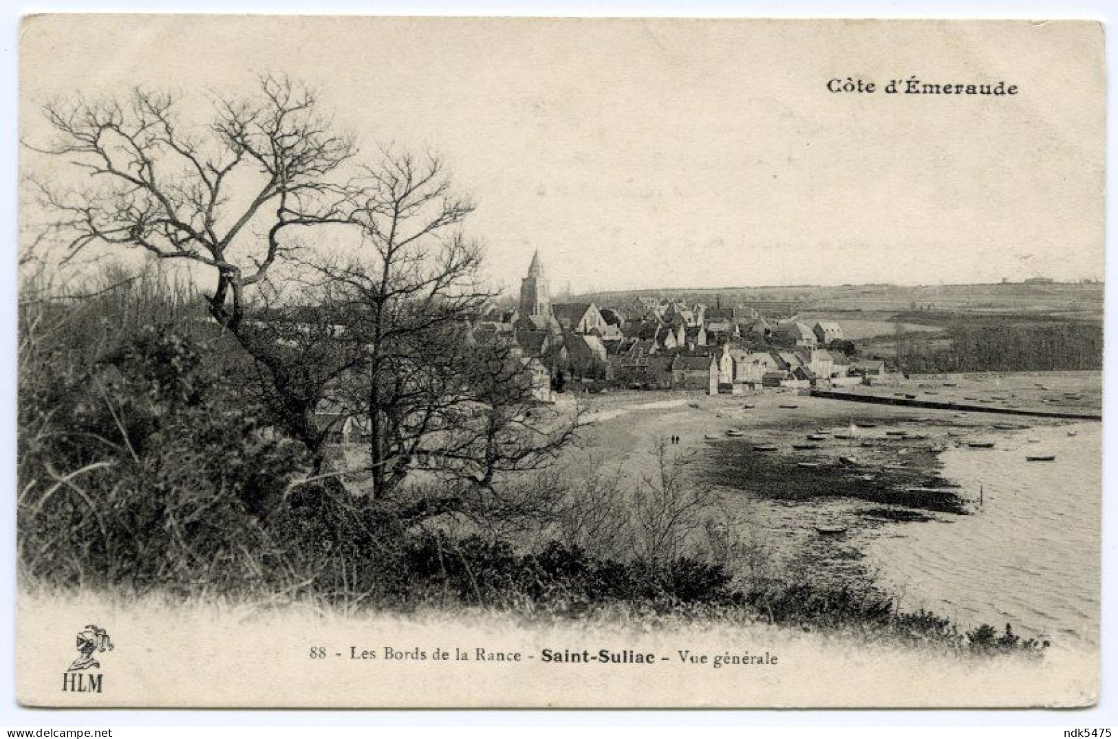 35 : SAINT SULIAC - VUE GENERALE (MAREE BASE) - Saint-Suliac