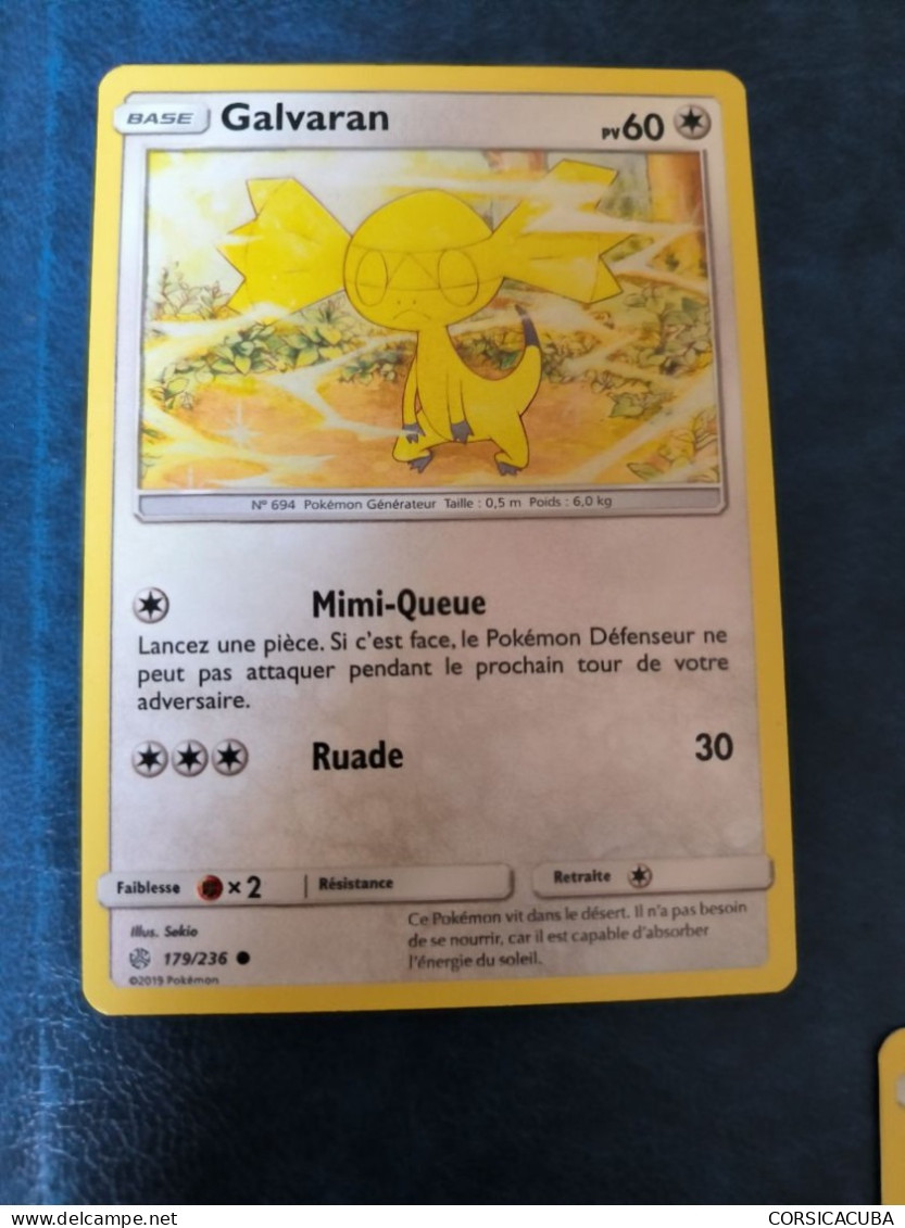 CARTES  POKEMON  2019   GALVARAN   //  PARFAIT  ETAT  //  1er  CHOIX  // - Soleil & Lune