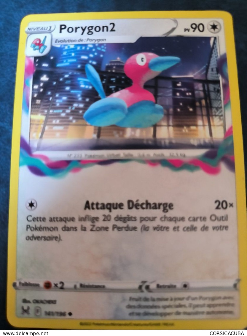 CARTES  POKEMON  2022   PORYGON  2   //  PARFAIT  ETAT  //  1er  CHOIX  // - Épée & Bouclier