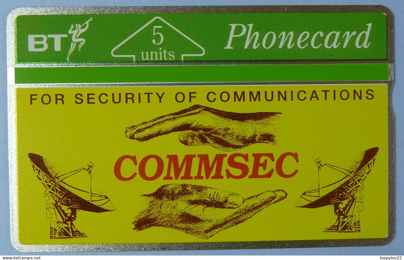 UK - Great Britain - Landis & Gyr - BTP019 - COMMSEC Security - 128E - Mint - BT Promotional