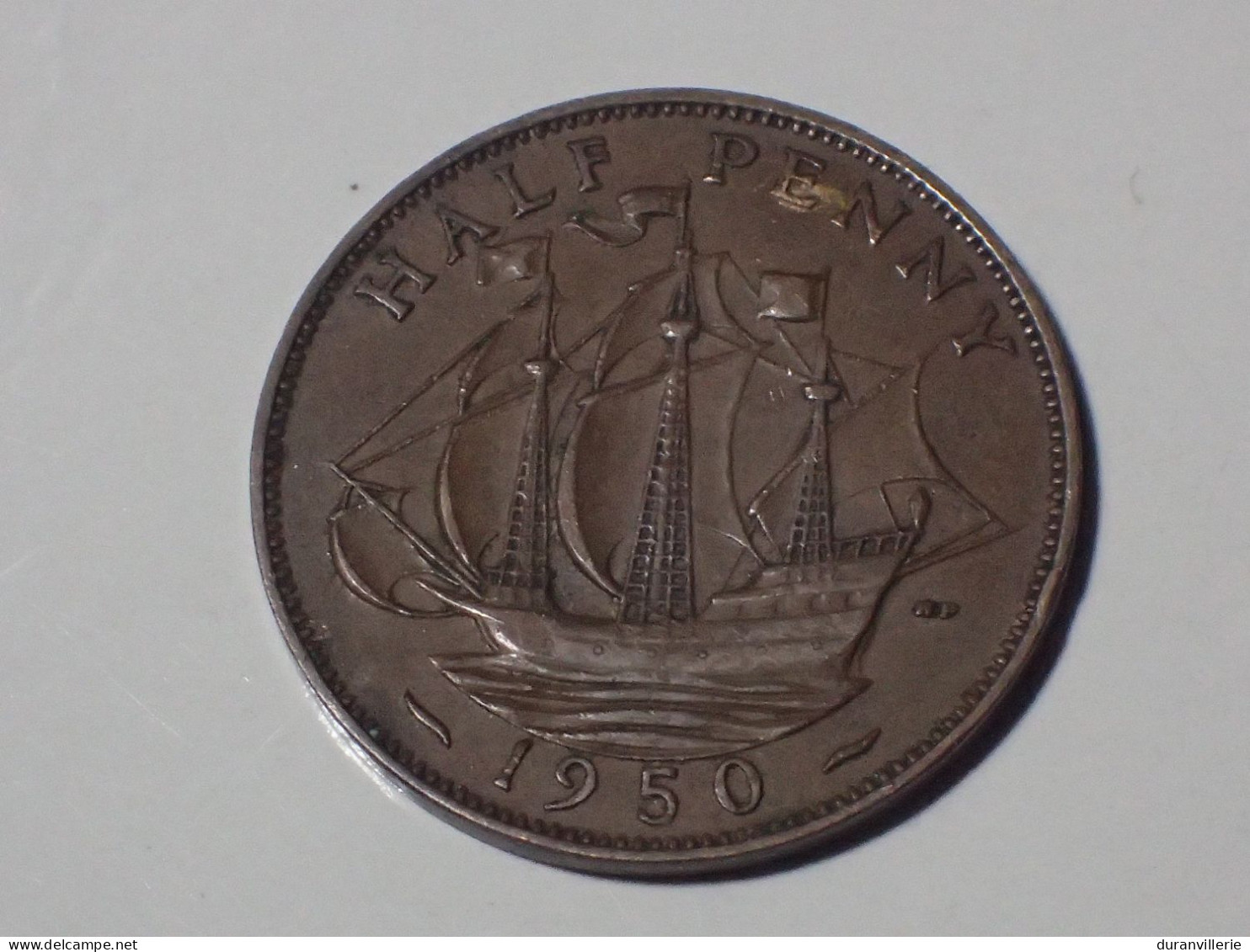 Grande Bretagne GREAT BRITAIN 1950: 1/2 Penny, KM 868 - C. 1/2 Penny