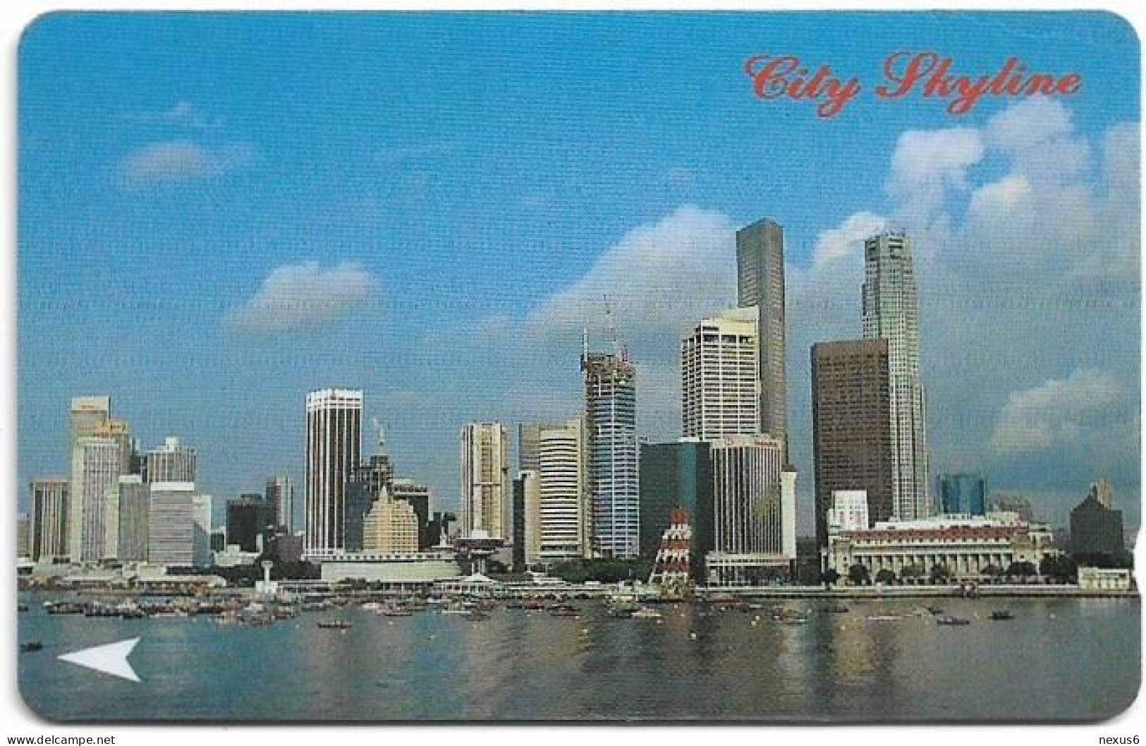 Singapore - City Skyline By Day - 27SIGD - 1993, 60.000ex, Used - Singapour