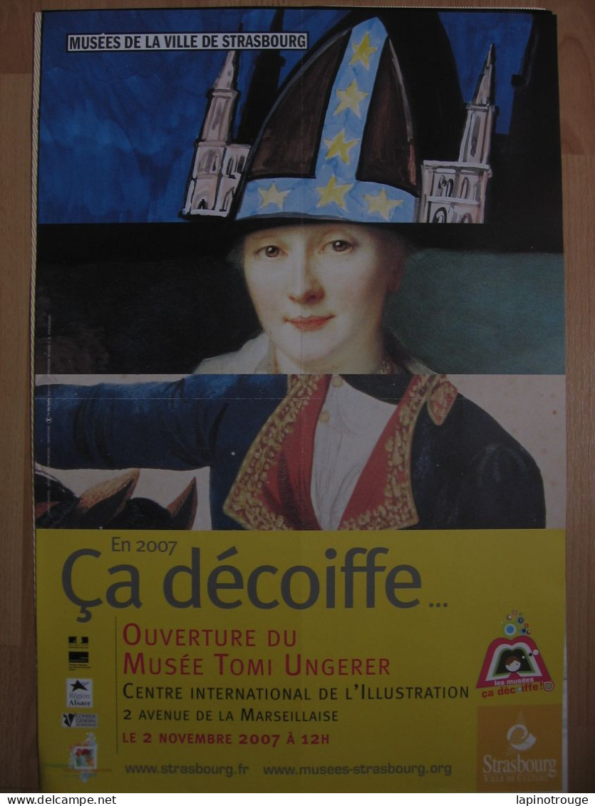 Affiche UNGERER Tomi Ouverture Musée Strasbourg 2007 - Plakate & Offsets