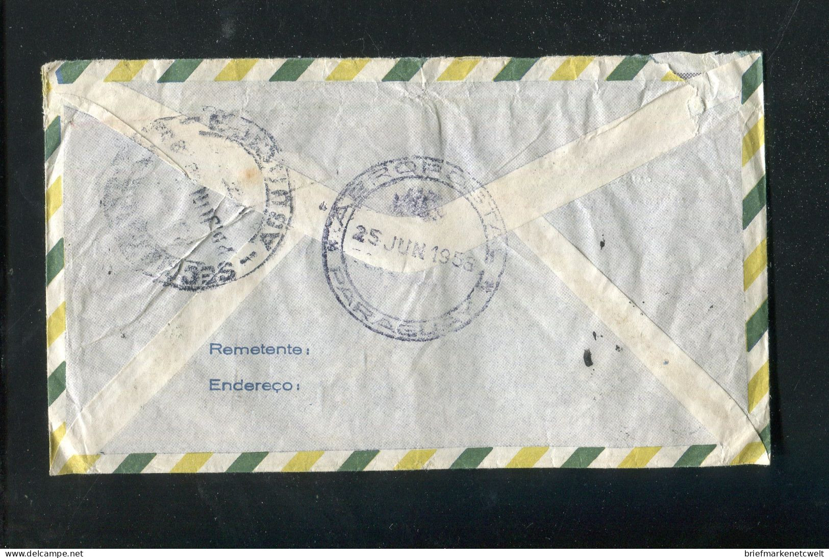 "BRASILIEN" 1958, Lupo-Brief Nach Paraguay (5183) - Lettres & Documents
