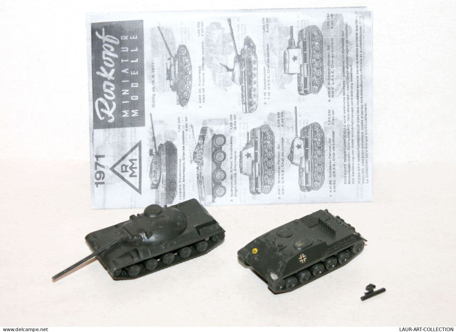 ROSKOPF CHASSEUR CHAR MISSILE SS11 ALLEMAND, AMX 30 TANK COMBAT FRANCE MILITAIRE, MODELE REDUIT MILITARIA (1712.59) - Tanques