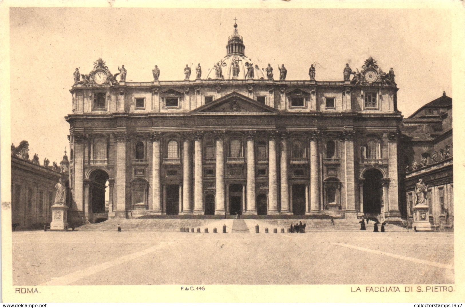 ROME, CHURCH, SAN PIETRO, ARCHITECTURE, STATUE, ITALY - San Pietro