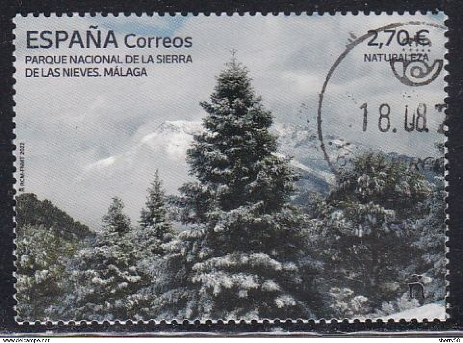 2022-ED. 5587 - Naturaleza. Parque Nacional De La Sierra De Las Nieves. Málaga - USADO - Oblitérés