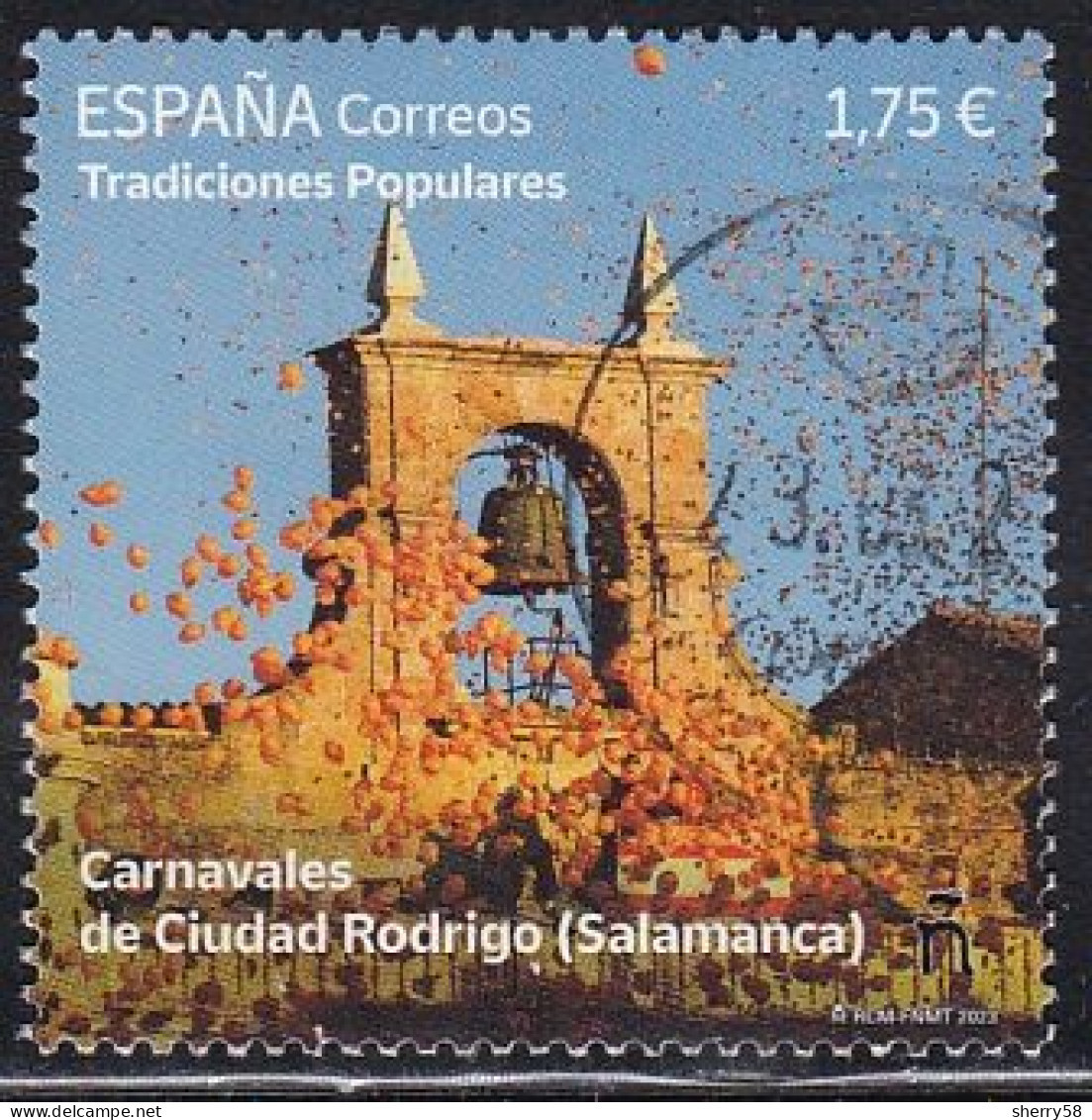 2023-ED. 5640 - Tradiciones Populares. Carnavales De Ciudad Rodrigo (Salamanca)- USADO - Used Stamps