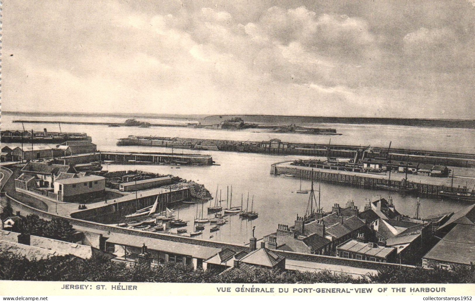 JERSEY, ST. HELIER, PORT, BOATS, ARCHITECTURE, FRANCE - St. Helier