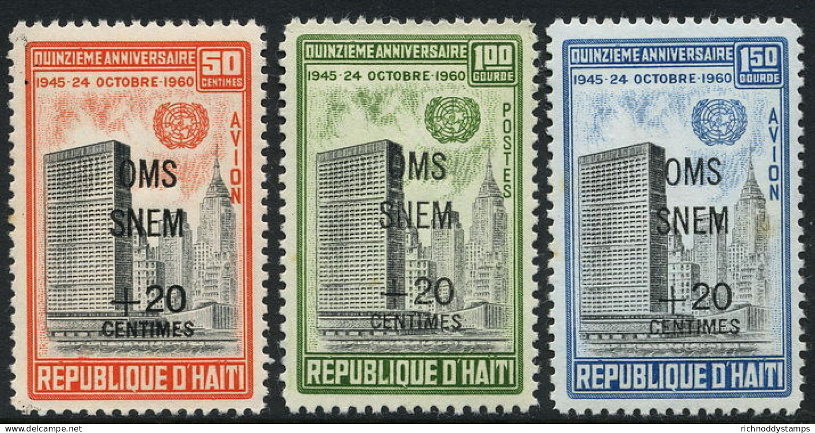 Haiti 1961 Malaria Set Unmounted Mint. - Haïti