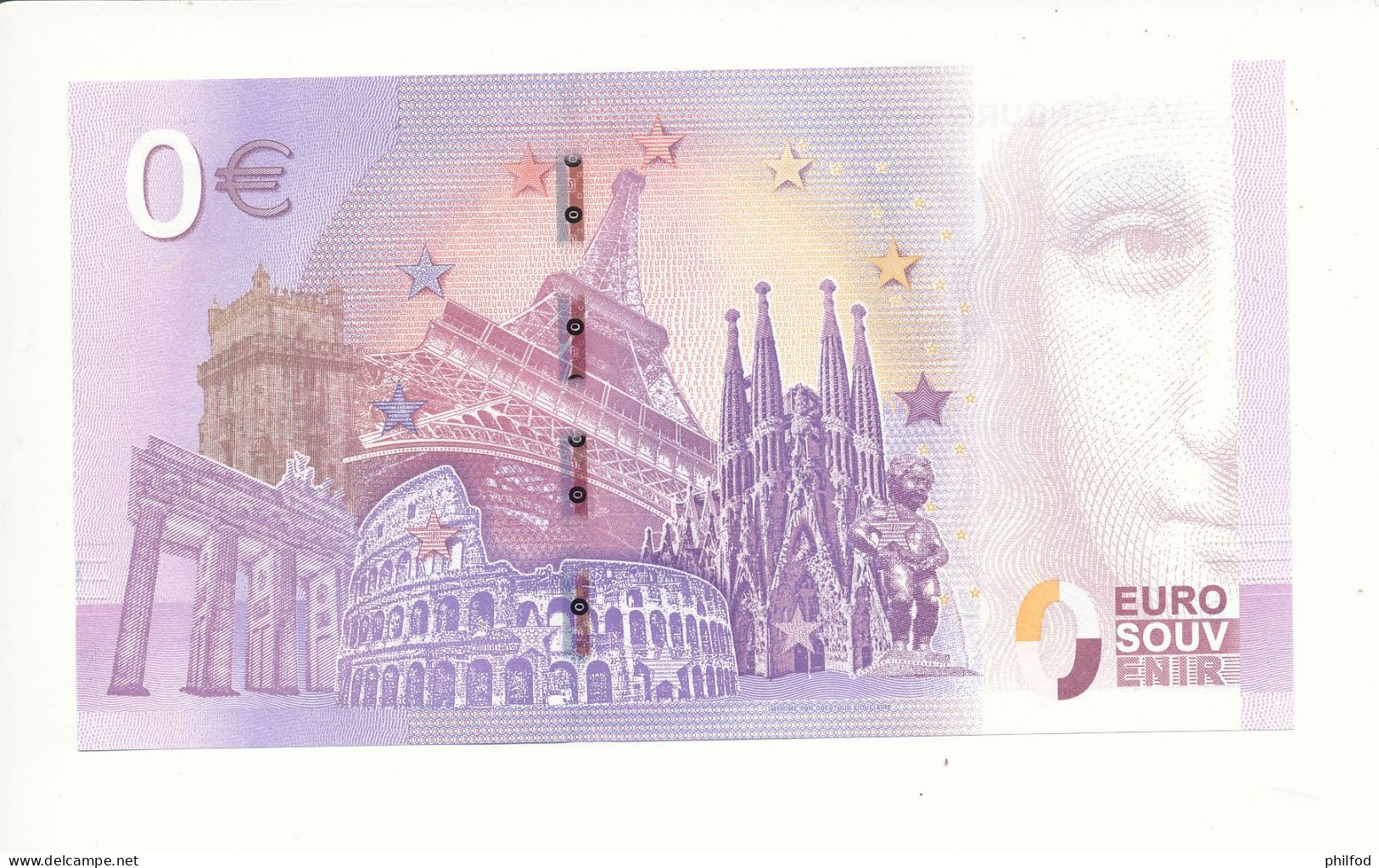 Billet Touristique 0 Euro - VALKENBURG AAN DE GEUL - 2019 - PEAC- 2019-1 - N° 2709 - Altri & Non Classificati