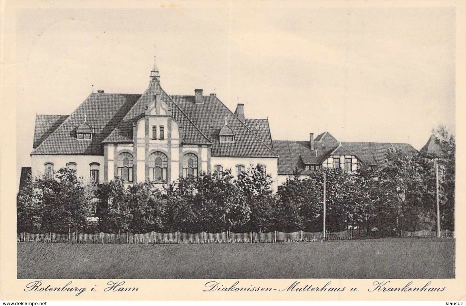 Rotenburg I.Hann. - Diakonissen - Mutterhaus U.Krankenhaus Gel.1931 - Rotenburg (Wümme)