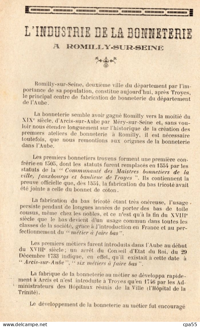 AUBE  -  FOIRE EXPOSITION DE ROMILLY-SUR-SEINE  -  Août 1936  -  Exposition Artistique