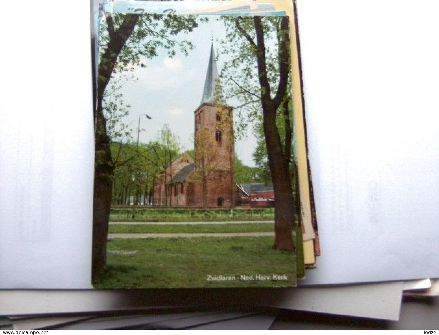 Nederland Holland Pays Bas Zuidlaren Met  Nederlands Hervormde Kerk En Omgeving - Zuidlaren