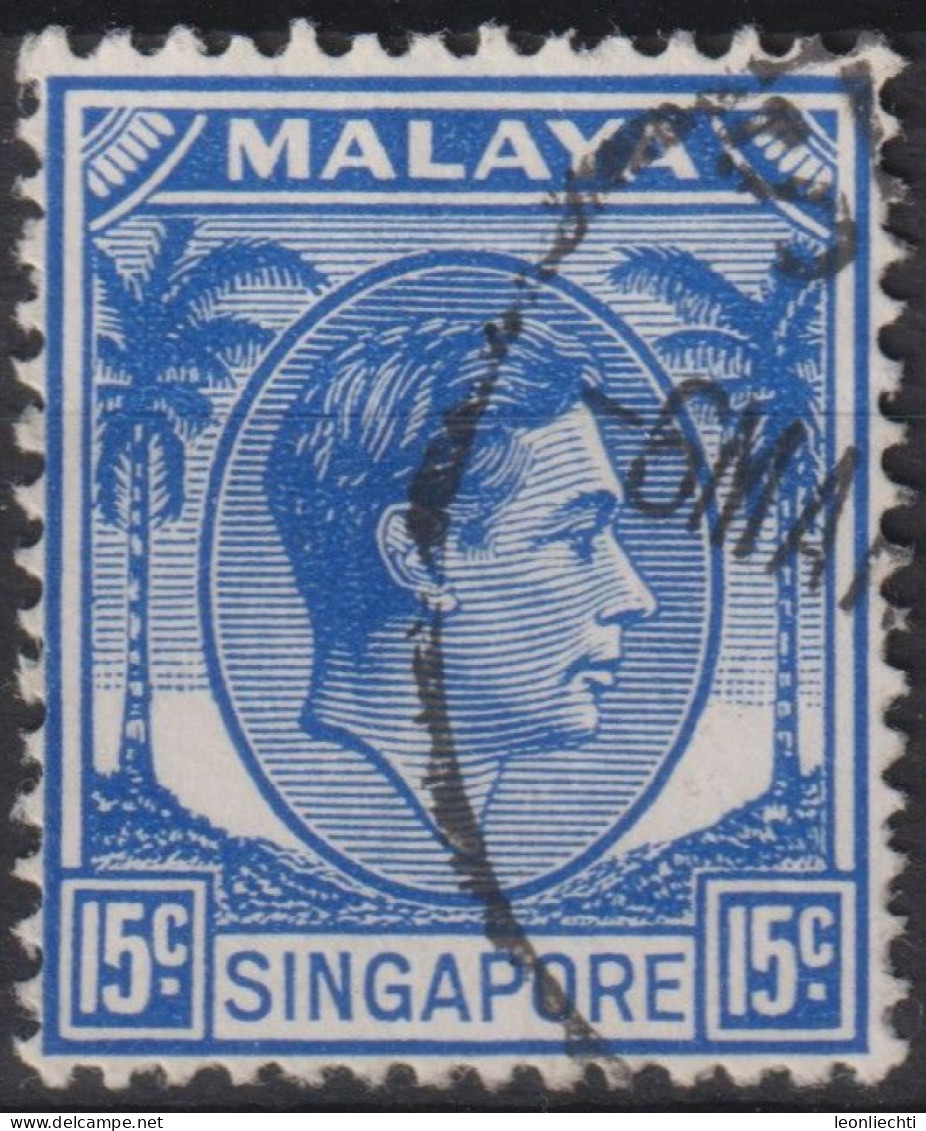 1950 Singapur - Malaya ° Mi:SG 11C, Sn:SG 11a, Yt:SG 11(B), King George VI - Singapour (...-1959)