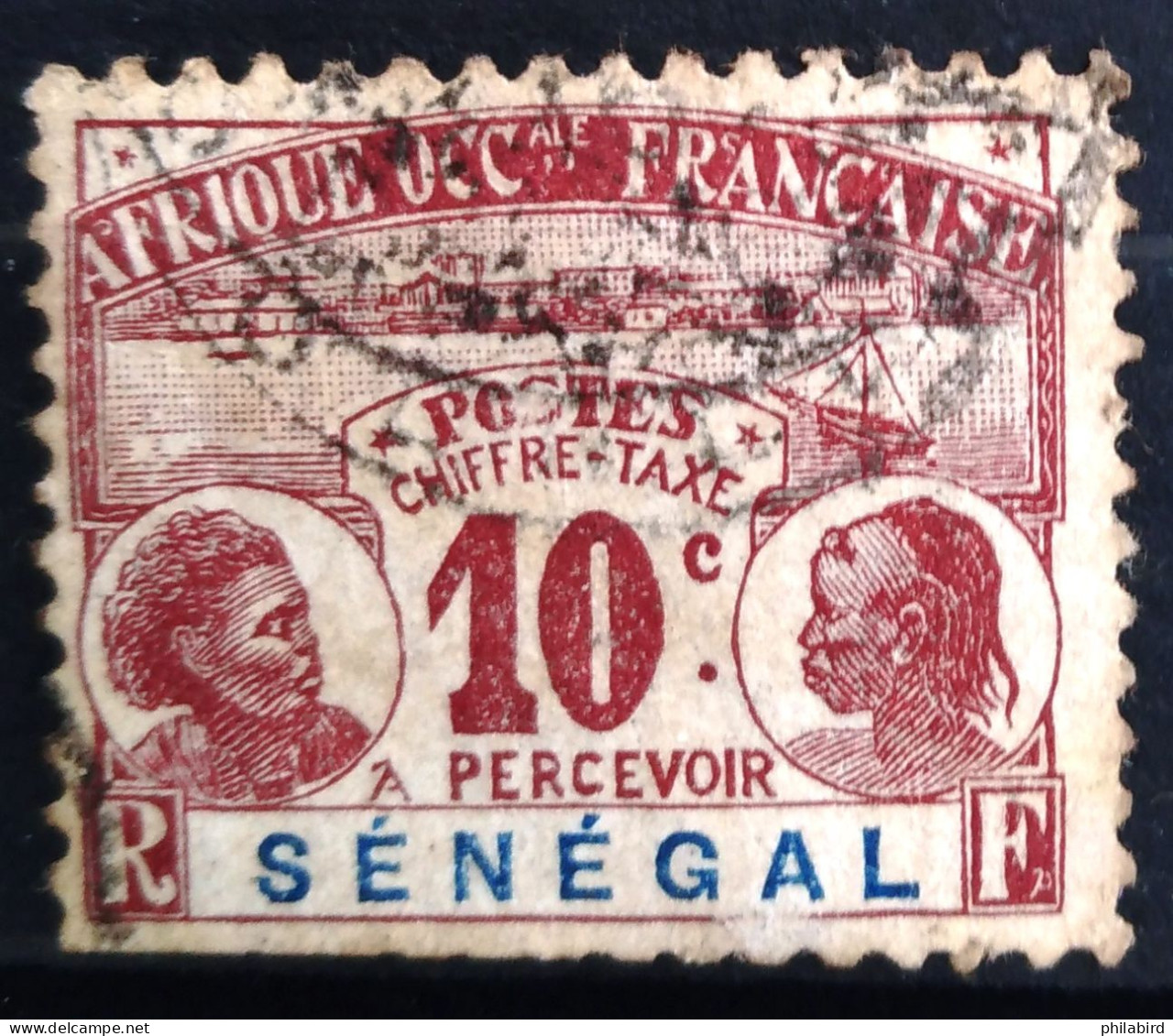 SENEGAL                              TAXE   N° 5                                OBLITERE - Timbres-taxe