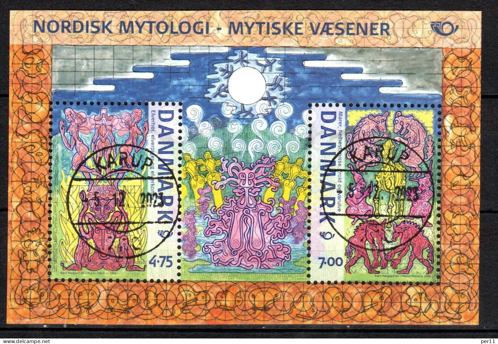 2006 Nordic Mytology  (bl14) - Used Stamps