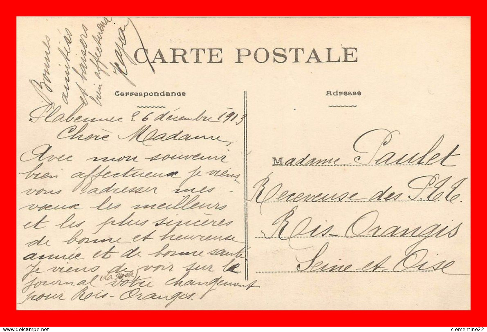 Kersaint-plabennec  , Gendarmerie    (scan Recto Et Verso ) - Kersaint-Plabennec