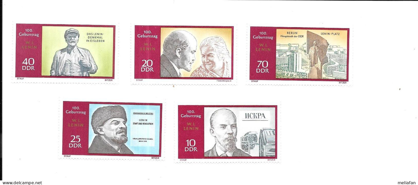 DH01 -TIMBRES DDR - LENINE - Lenin