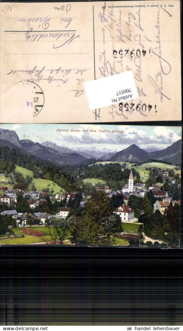 700557 Aussee M. Todten Gebirge Pub Brandt 491 - Ausserland