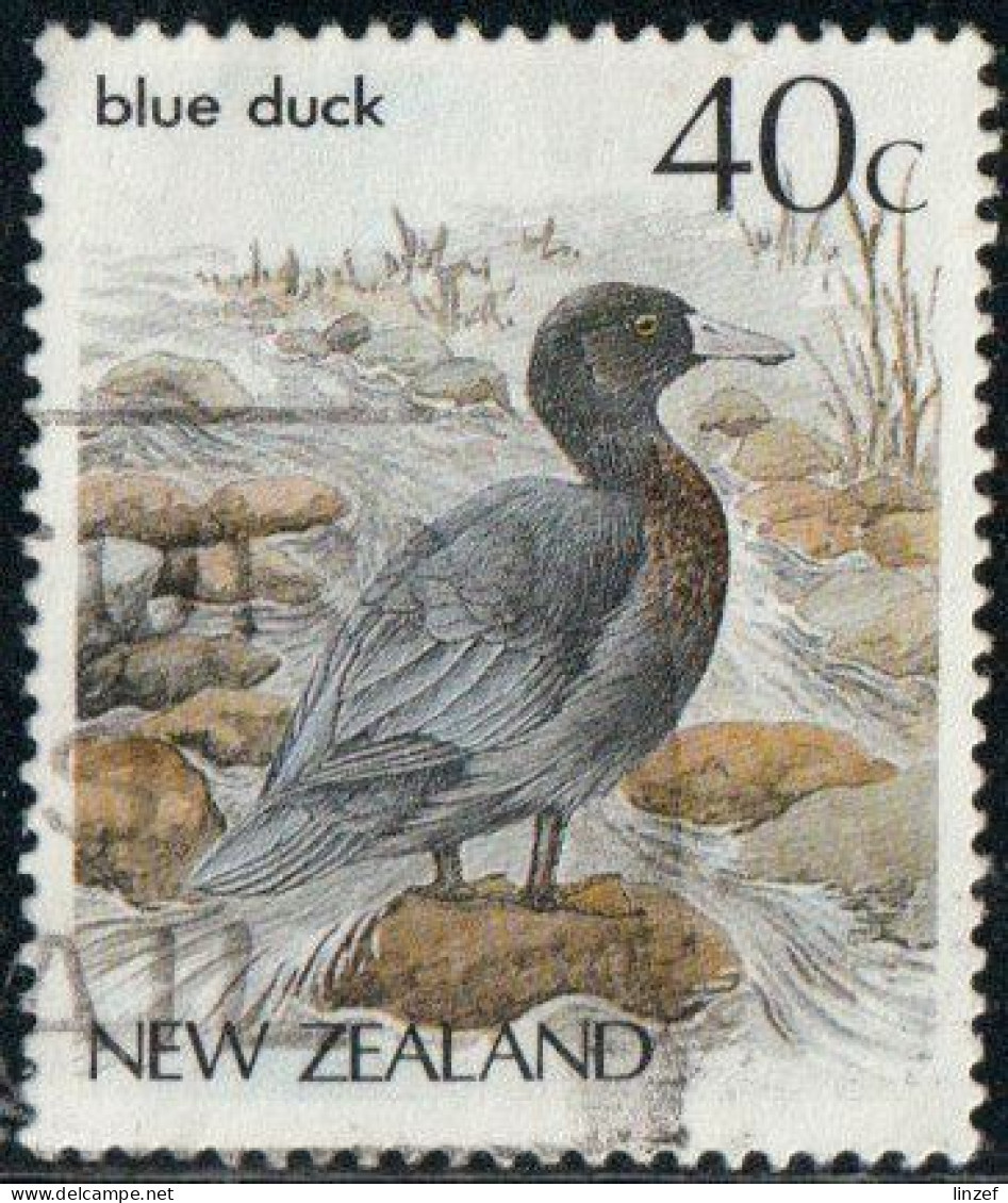 Nouvelle-Zélande 1987 Yv. N°948 - Canard Bleu - Oblitéré - Usados