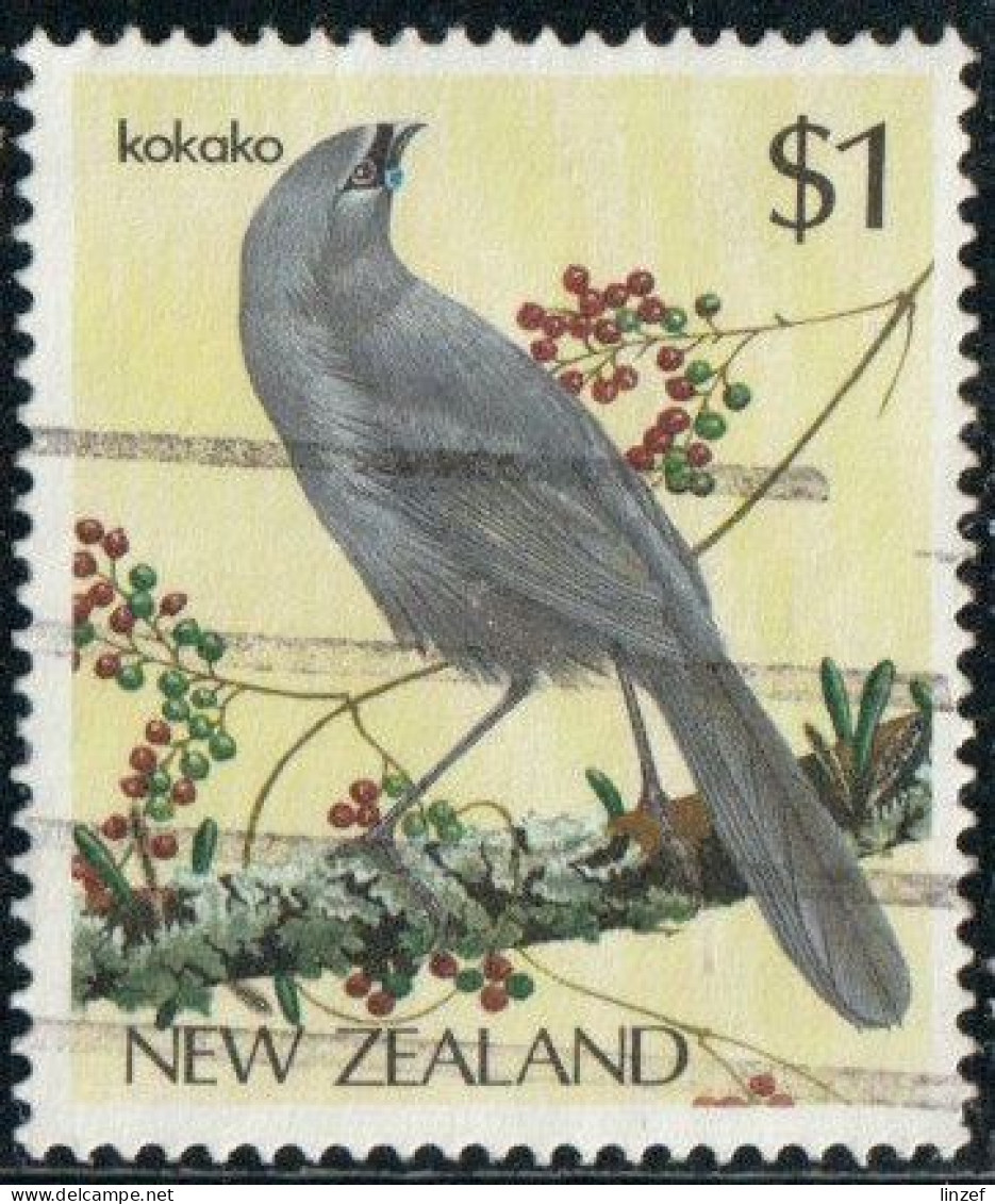 Nouvelle-Zélande 1985 Yv. N°895 - Kokako (Callaeus Cinerera) - Oblitéré - Gebraucht