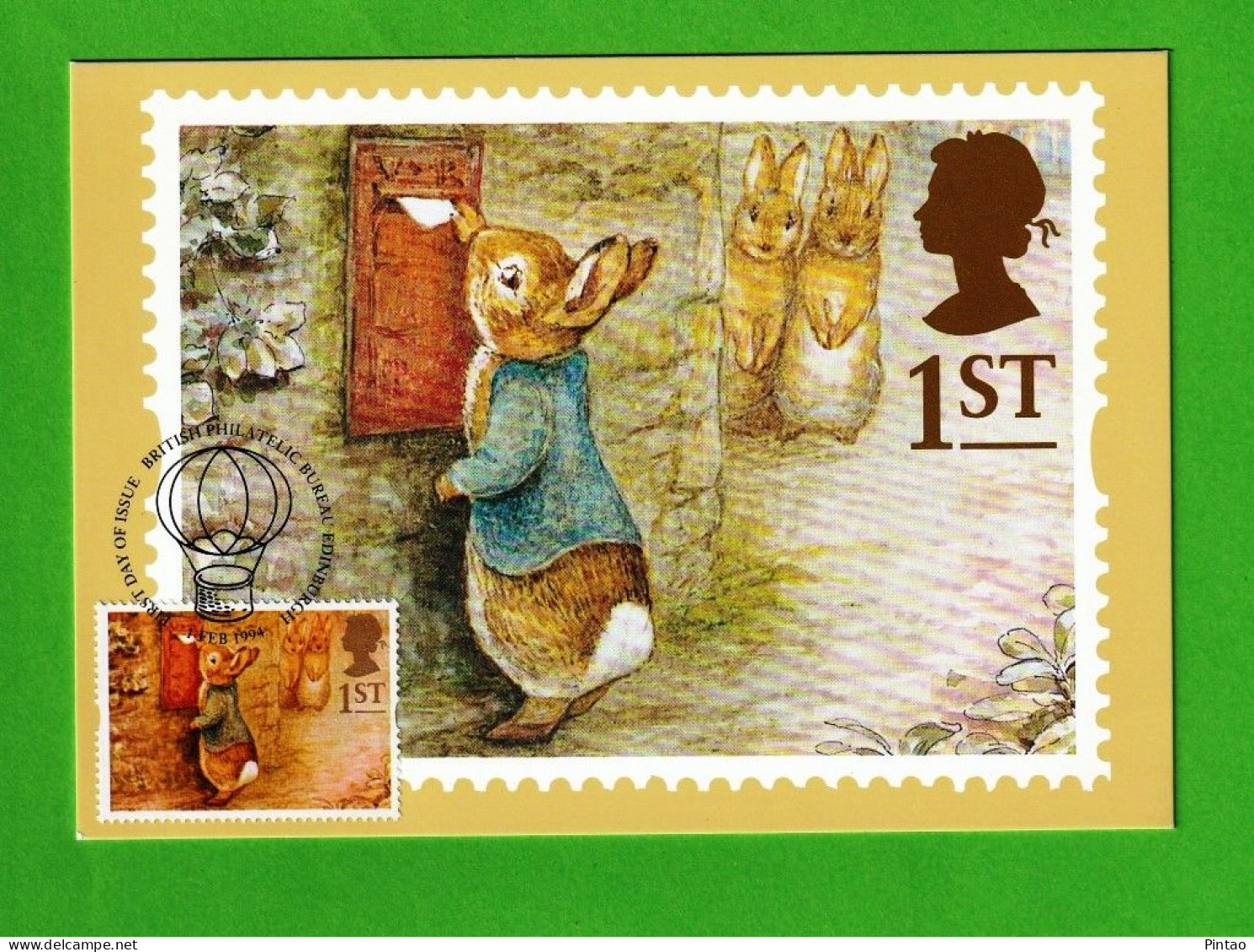 PCM0165- GRÃ-BRETANHA 1994- POSTAL MÁXIMO (CORREIO) - Carte Massime