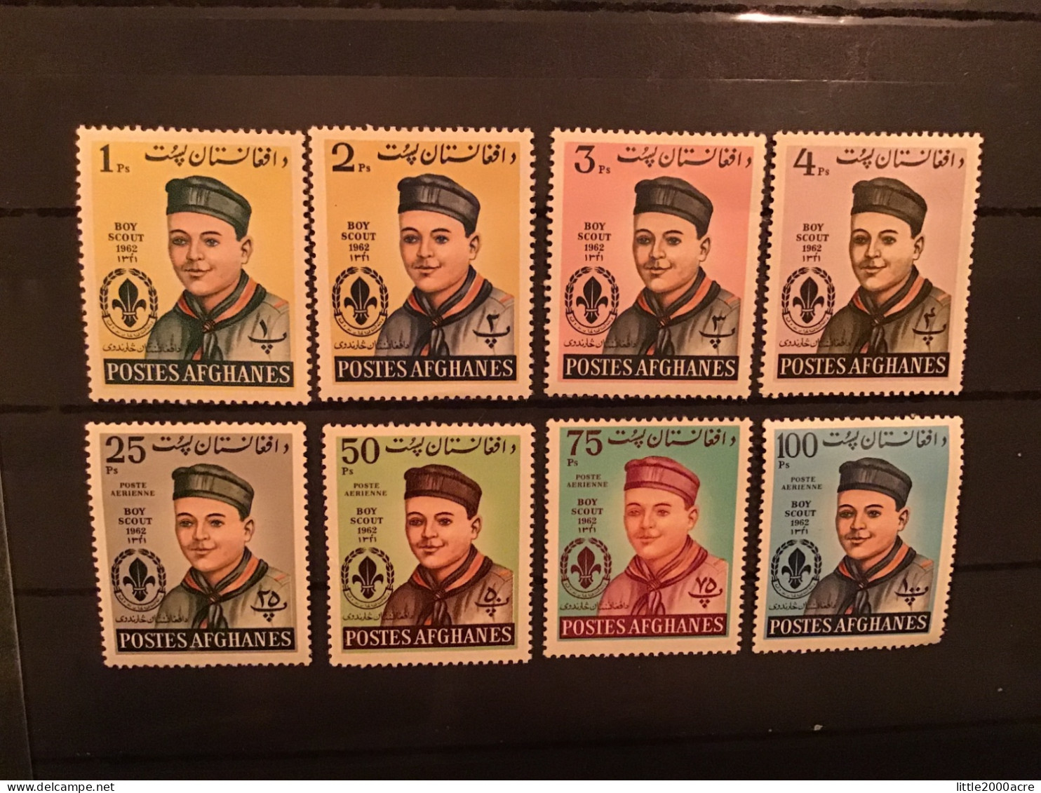 Afghanistan 1962 Scouts Mints Yv 684-7 PA32-5 Mi 695-702 - Afghanistan