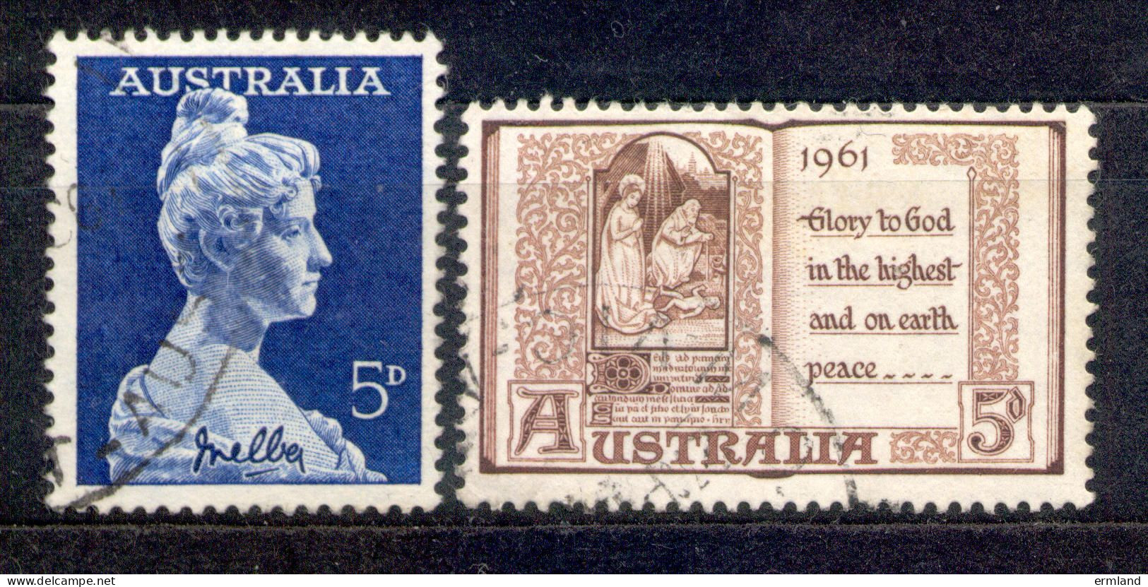 Australia Australien 1961 - Michel Nr. 314 - 315 O - Gebraucht