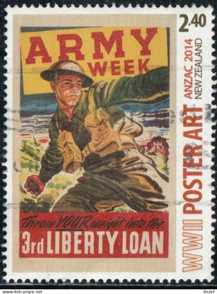Nouvelle-Zélande 2014 Yv. N°2979 - Journée De L'ANZAC - Semaine De L'armée - Oblitéré - Used Stamps